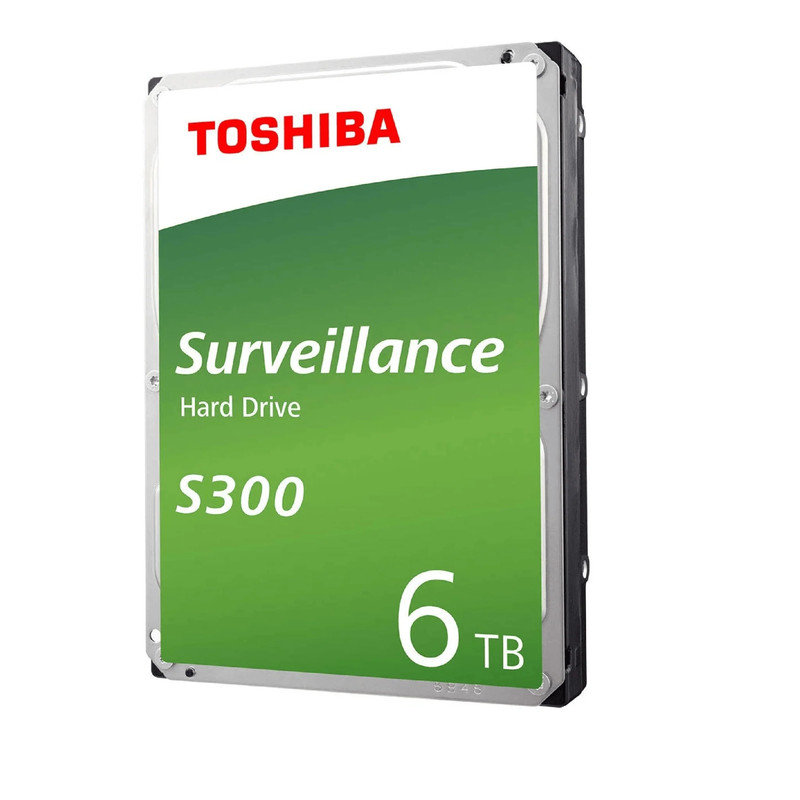 Toshiba S300 6TB Surveillance 3.5" Internal SATA HDD - مساحة تخزين